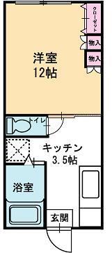 オーパル加賀野IIの間取り