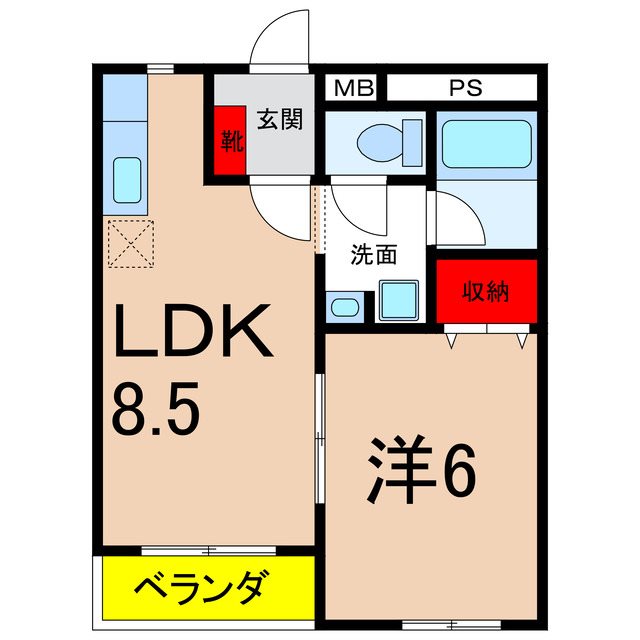 ステーションパレスＩの間取り