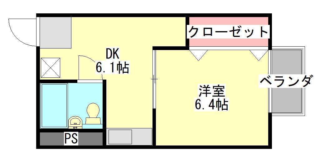 シティハイツ石本の間取り