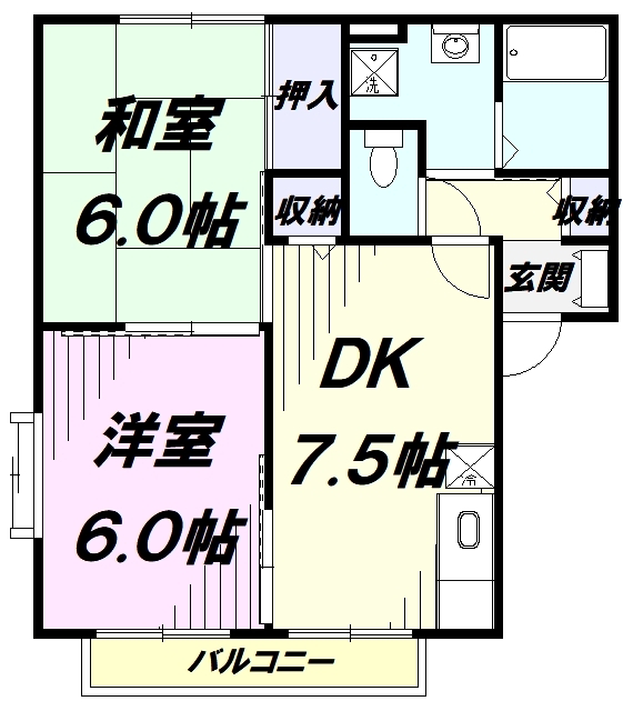 パナクオリティBの間取り