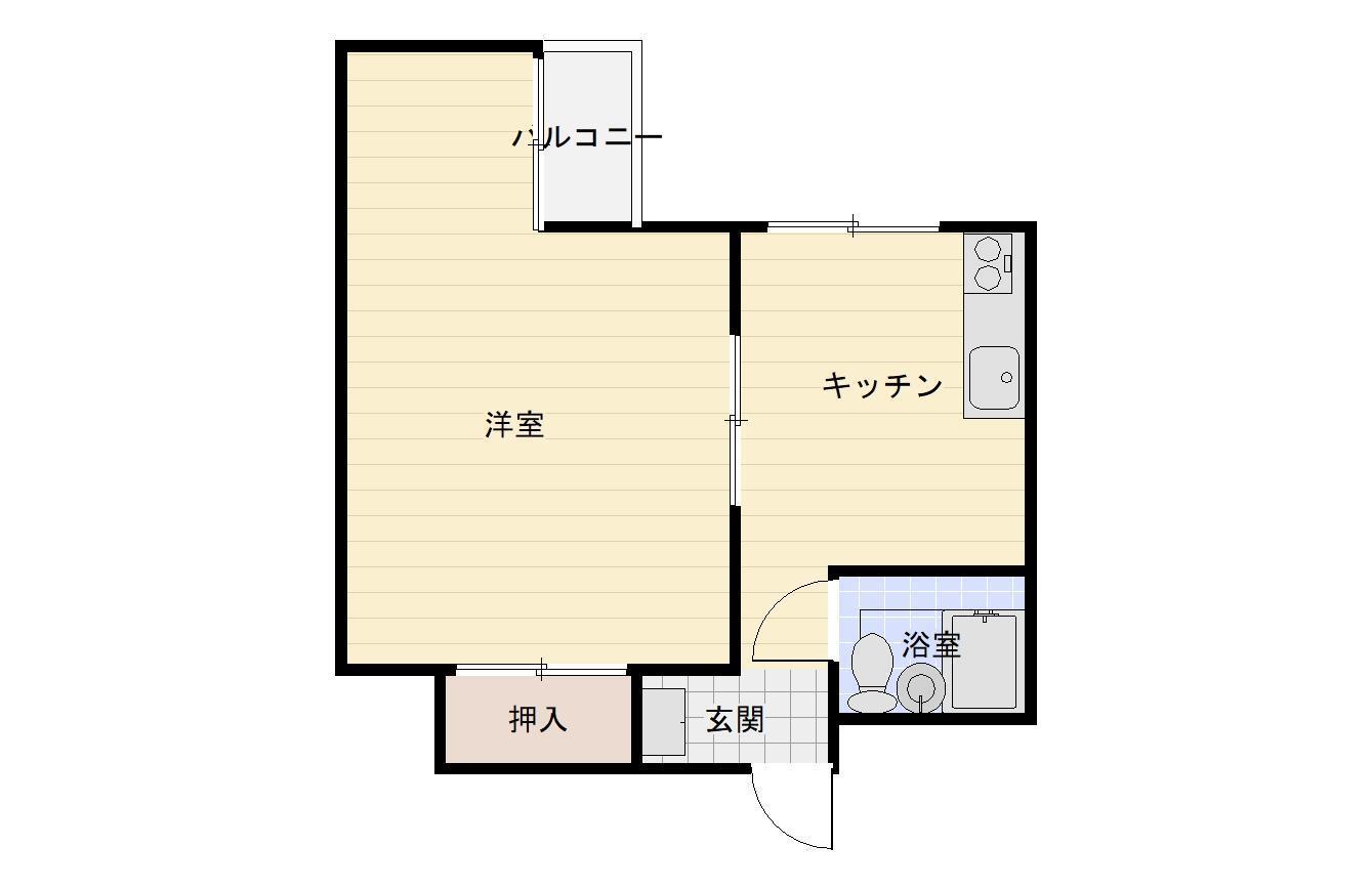 アインビルマンションの間取り