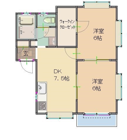 メイプルタウン新座IIの間取り