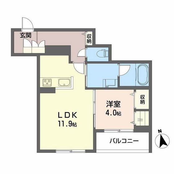 メゾン　ナカムラの間取り