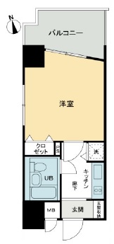 ライオンズマンション橦木の間取り