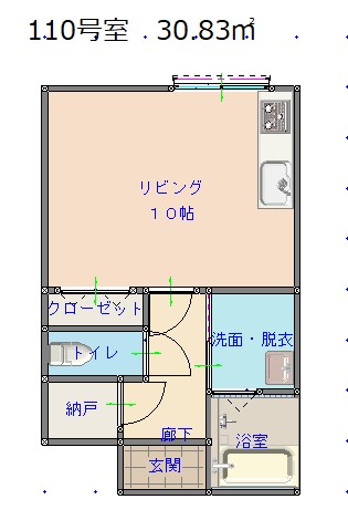 【アルカーサル本所の間取り】