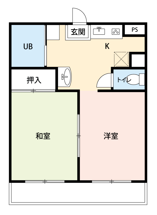 【グランシャトー吉原北棟の間取り】