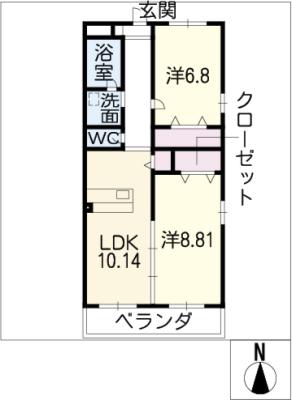 キャッスルヒルズの間取り