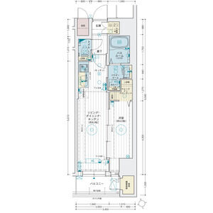 名古屋市東区葵のマンションの間取り