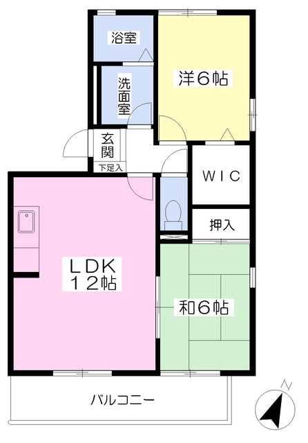 レスポワール赤坂Ｂ棟の間取り