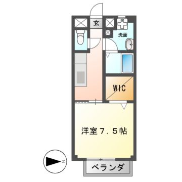 コーポラスハナミズキの間取り