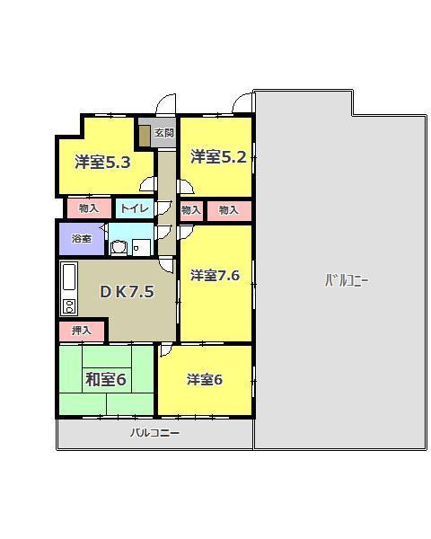 アスティー築寿西都の間取り