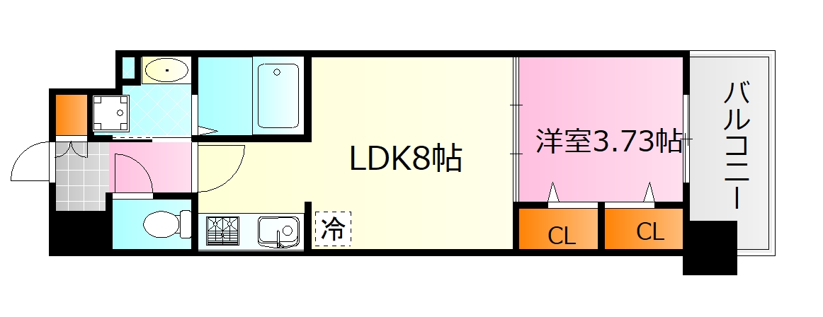 La Sante観音本町の間取り