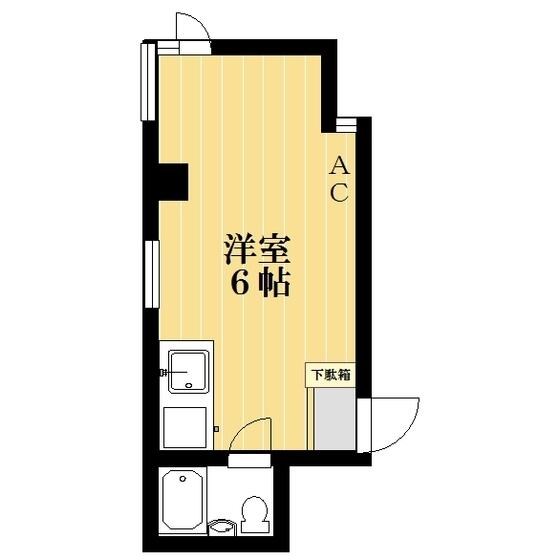 墨田区緑のマンションの間取り