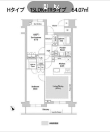 ソアラノーム大岡山の間取り