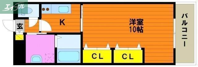 アネシス奥田本町の間取り