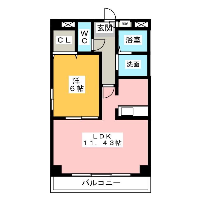 リバーブル檀渓の間取り