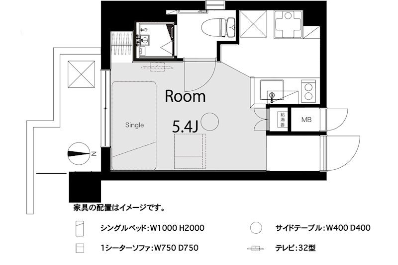 OLIO奥沢の間取り