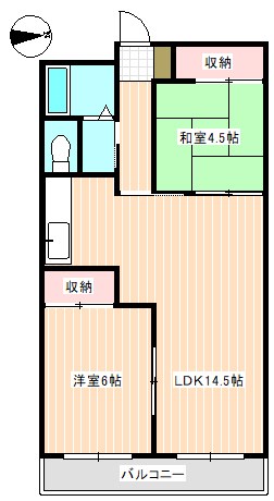 フォレストコート長府の間取り