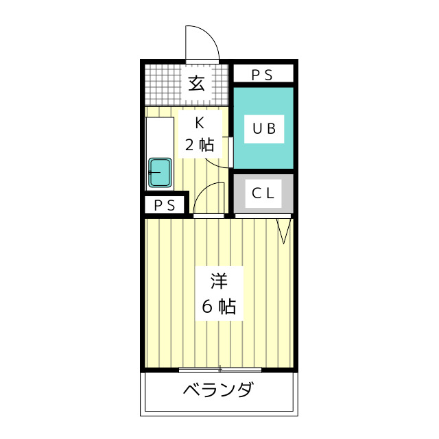 ＨＫビル第２の間取り