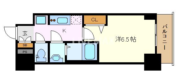 プレサンス広小路通今池の間取り