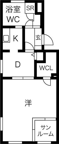 名古屋市南区明治のマンションの間取り