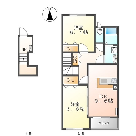 クロッツの間取り