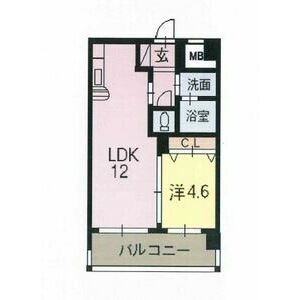 ビュークレスト京町の間取り