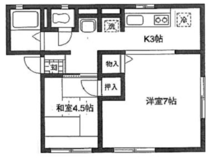 シティ東一番館の間取り