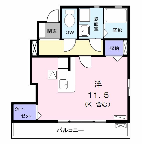 シャトレ純IIの間取り