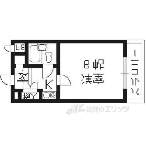 第２０長栄イスズベル京都伏見の間取り