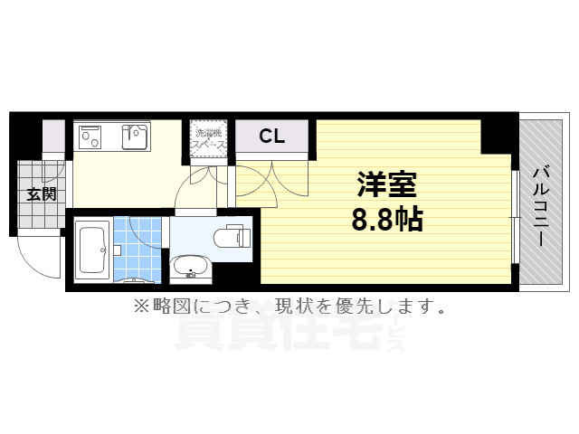 【名古屋市昭和区阿由知通のマンションの間取り】