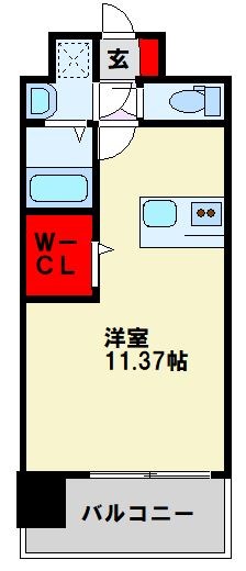 北九州市若松区ひびきの北のマンションの間取り