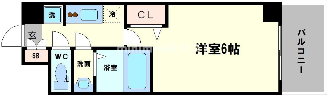 LC京橋EASTの間取り