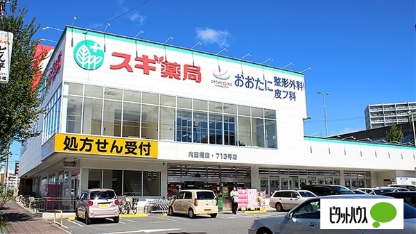 ドラックストア　スギ薬局内田橋店（ドラッグストア）まで607m