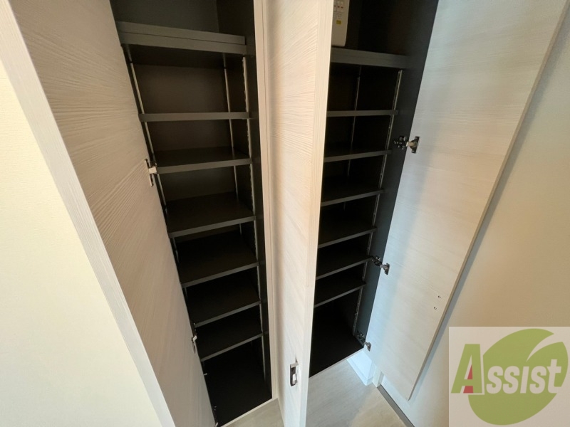 収納　洋室にあった収納。荷物がたくさんあっても大丈夫。