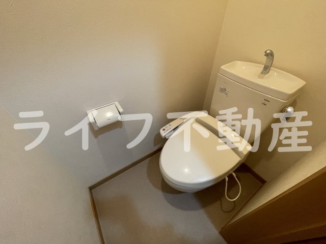トイレ　ゆったりとした空間のトイレです