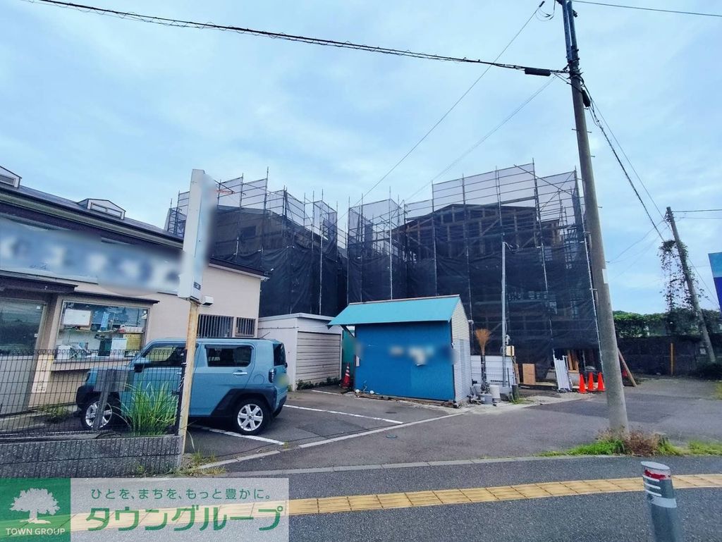 建物外観　建築中でございます。