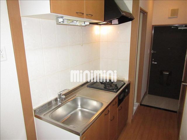 キッチン　２口ガスコンロ付き