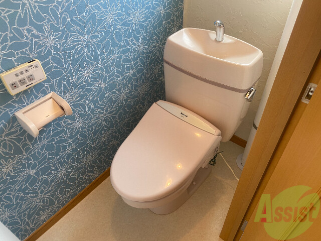 トイレ　トイレも広さ十分で、ゆったりできそうですね