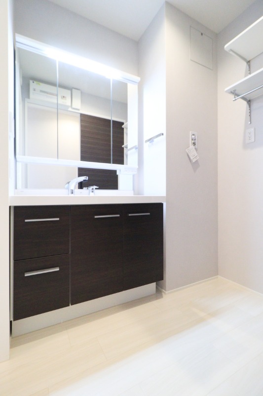 洗面設備　図面と現状に相違がある場合には現状を優先