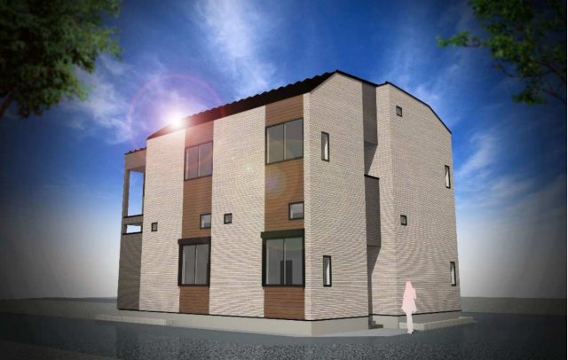 建物外観　建設中のため