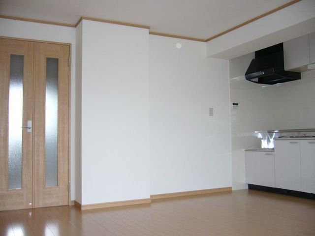 居室・リビング　室内ドア、建具、流し台、床すべて交換張替済です。