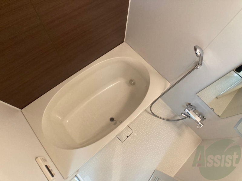 バス・シャワールーム　こちらはお風呂。一日の疲れをここで癒してください。