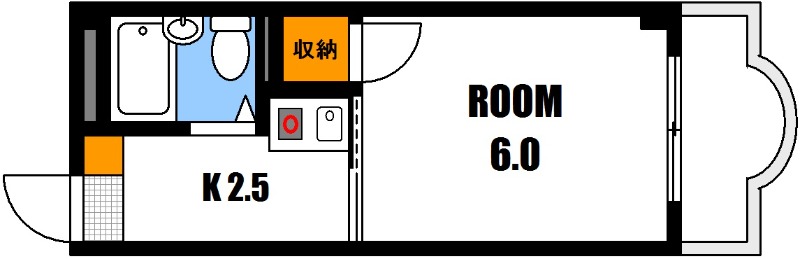 広島市安佐南区古市のマンションの間取り