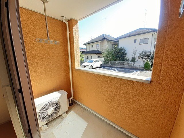 バルコニー　落ち着いた時間を過ごせるバルコニーです