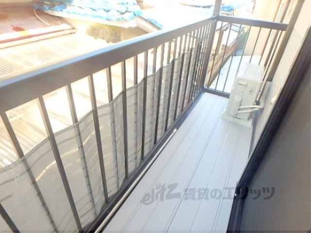 バルコニー　西向き