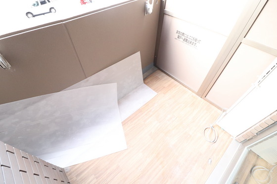 バルコニー　※別号室の写真です。