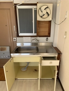 キッチン　2022年2月撮影※現況を優先致します。