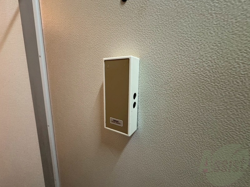 セキュリティ　来客時にはこちらのチャイムが鳴りますよ。