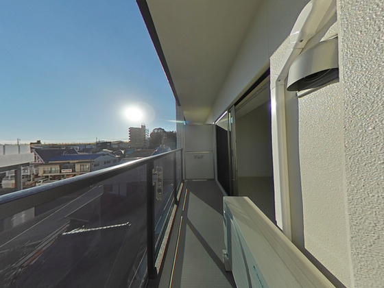 バルコニー　※別部屋の写真です